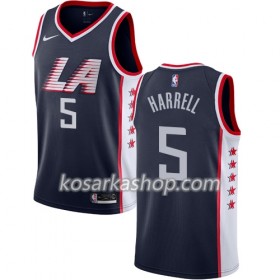 Dres Los Angeles Clippers Montrezl Harrell 5 Nike 2018-19 City Edition Navy Swingman